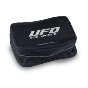 UFO TORBA NARZĘDZIOWA (NARZĘDZIÓWKA) MONTOWANA NA TYLNY BŁ0TNIK (WYS. 7,5 X 21 X 14 CM) KOLOR CZARNY
