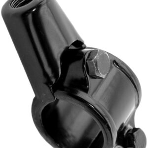 V PARTS (VICMA) ADAPTER LUSTERKA OBEJMA 22MM (GWINT LEWY/WEWNĘTRZNY M10 X 1,25) KOLOR CZARNY (TM18)