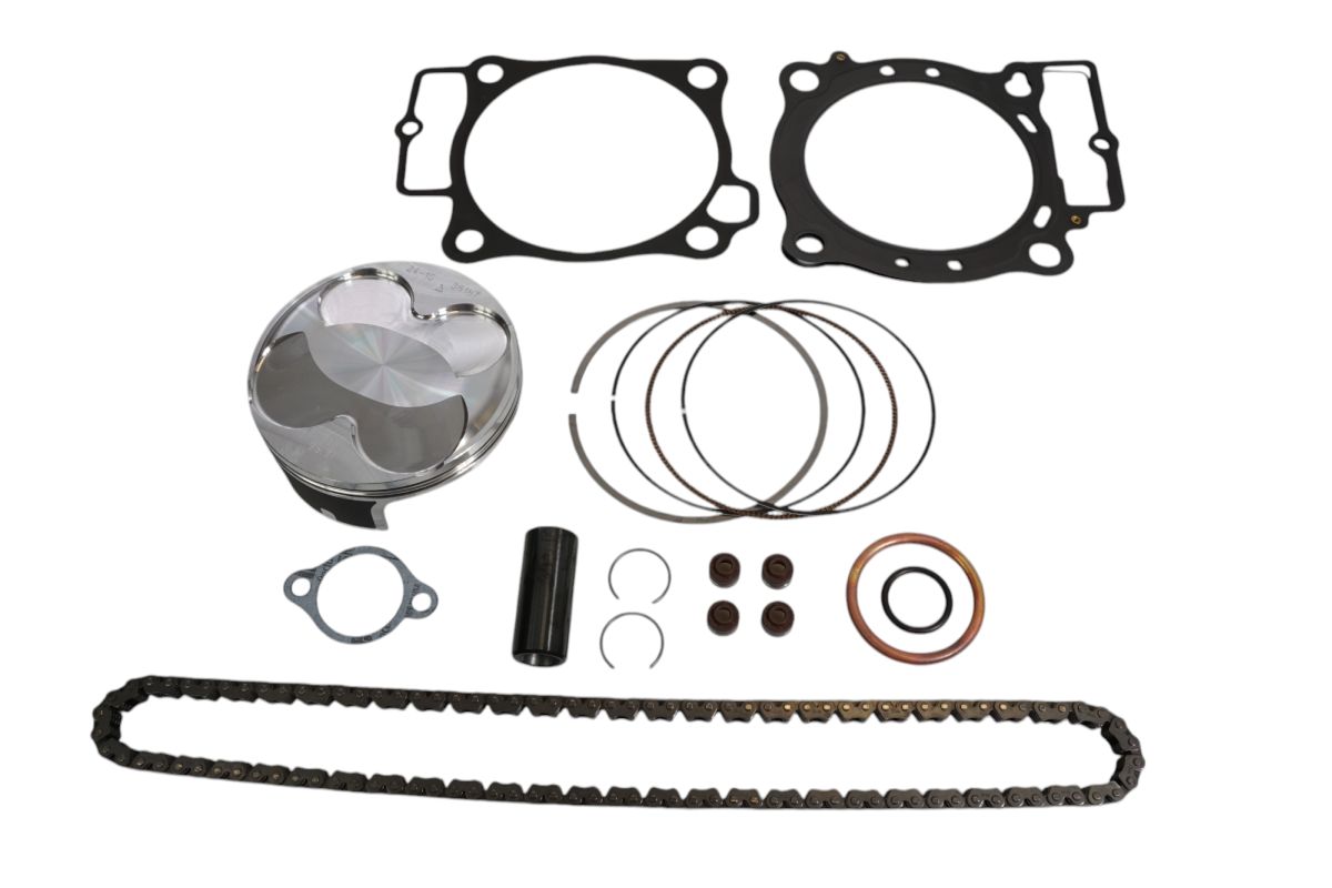 VERTEX ZESTAW NAPRAWCZY GÓRY SILNIKA HONDA CRF 450 R / RX '17-'18 (STD. + 0.01MM = 96.97MM) (13.5:1) (TŁOK, USZCZELKI TOP-END, ŁAŃCUSZEK ROZRZĄDU)