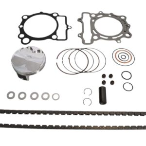 VERTEX ZESTAW NAPRAWCZY GÓRY SILNIKA KAWASAKI KX 250 F (KXF250) '23-'24 (STD. + 0.01MM = 77.96MM) (14.1:1) (TŁOK, USZCZELKI TOP-END, ŁAŃCUSZEK ROZRZĄDU)