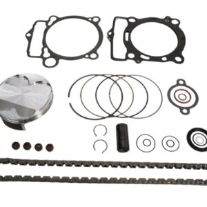 VERTEX ZESTAW NAPRAWCZY GÓRY SILNIKA KTM EXC-F 350 (EXCF350) '20-'23, SX-F 350 (SXF350) '19-'22, HUSQVARNA FE 350 '20-'23, FC 350 '19-'22, GAS GAS EC 350 F '21-'23 (STD. + 0.02MM = 87.98MM) (14.0:1) (TŁOK, USZCZELKI TOP-END, ŁAŃCUSZEK ROZRZĄDU)