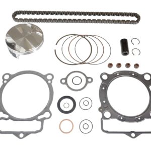 VERTEX 2025/12 ZESTAW NAPRAWCZY GÓRY SILNIKA KTM EXC-F 350 (EXCF350) '17-'19, HUSQVARNA FE 350 '17-'19 (STD. 87.96MM) (12.3:1) (TŁOK, USZCZELKI TOP-END, ŁAŃCUSZEK ROZRZĄDU)