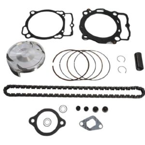 VERTEX 2025/12 ZESTAW NAPRAWCZY GÓRY SILNIKA KTM EXC 500 '20-'23, HUSQVARNA FE 501 '20-'23 (STD. + 0.02MM = 94.97MM) (11.8:1) (TŁOK, USZCZELKI TOP-END, ŁAŃCUSZEK ROZRZĄDU)
