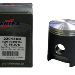 VERTEX TŁOK GILERA 125 (SP01, SP02) (55,985MM) (PIERŚCIENIE 53010005600 X 2 SZT)