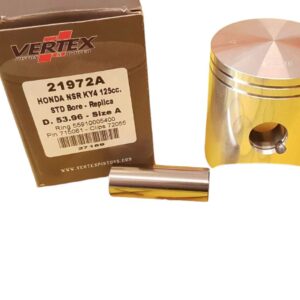 VERTEX TŁOK HONDA CRM 125, NSR 125 (53,98MM) (PIERŚCIENIE 55910005400 X 2 SZT.)