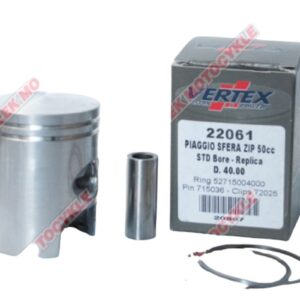 VERTEX TŁOK PIAGGIO,SFERA,ZIP,QUARZ,FREE 41,60 MM (+1,60) ( PIERŚCIENIE 52715004160 X 2 SZT. )