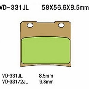 VESRAH KLOCKI HAMULCOWE KH103 SPIEK METALICZNY (ZŁOTE) SUZUKI VS 600/750/800/1400 (MADE IN JAPAN)