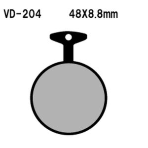 VESRAH KLOCKI HAMULCOWE KH11 YAMAHA XS650 72-76, XS500 73-75 (MADE IN JAPAN)