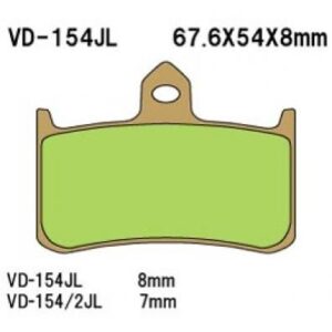 VESRAH KLOCKI HAMULCOWE KH187 SPIEK METALICZNY (ZŁOTE) (MADE IN JAPAN)