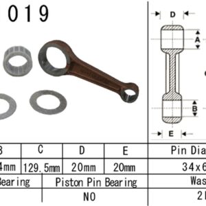 VESRAH KORBOWÓD HONDA TRX500 FA/FG '01-'13 (FOURTRAX, FOREMAN, RUBICON) (VA1019) (MADE IN JAPAN)