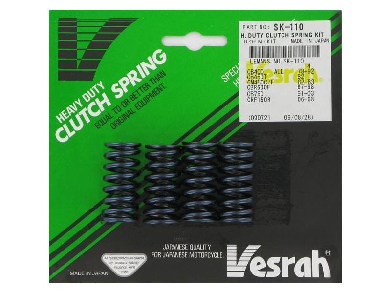 VESRAH SPRĘŻYNY SPRZĘGŁOWE SUZUKI RMZ 450 '05-'19,RMX 450Z 05-15, LTR 450 '06-'15, RM 250 '92-'97/ '06-'09 (MADE IN JAPAN)