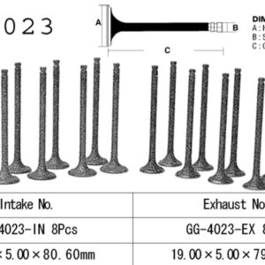 VESRAH ZAWÓR SSĄCY KAWASAKI GPX 600 R '89-99, GPZ 600R '85-90, ZL 600 '86-97' (OEM: 12004-1064,12004-1075) (1SZT.) (MADE IN JAPAN)