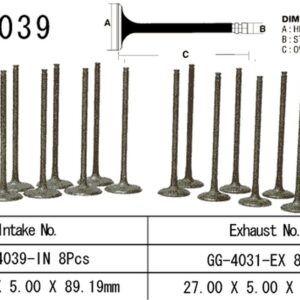 VESRAH ZAWÓR SSĄCY KAWASAKI ZZ-R 1100/1200 '90-'05, ZRX 1100/1200 '99-'05, GPZ 1100 '95-'97 (OEM: 12004-1093) (1SZT.) (MADE IN JAPAN)