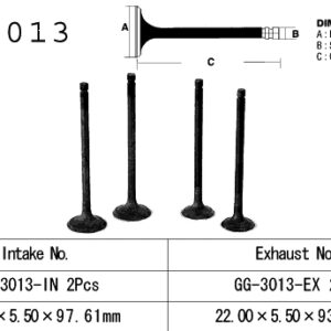 VESRAH ZAWÓR SSĄCY SUZUKI GZ 250 99-10, GN 250, DR 250, LT 300 E '87-89' (OEM: 12911-38200) (1SZT.) (MADE IN JAPAN)