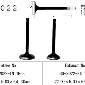 VESRAH ZAWÓR SSĄCY YAMAHA YFM 125 GRIZZLY '04-'15, RAPTOR 125 '11-'15, XC 125 RIVA '96-'01 (OEM: 50M-12111-00,5AP-12111-00) (1SZT.) (MADE IN JAPAN)