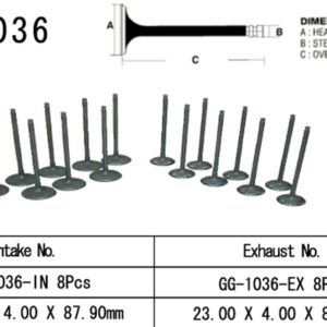 VESRAH ZAWÓR WYDECHOWY HONDA CBR 600 F4 '99-06'(23,00X4,00X80,80MM) (OEM: 14721-MBW-000) (1SZT.) (MADE IN JAPAN)