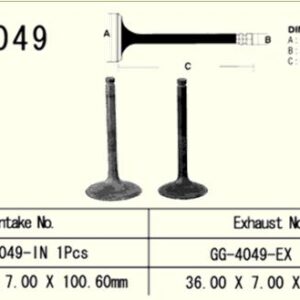 VESRAH ZAWÓR WYDECHOWY KAWASAKI KVF 360 '03-'13 (1 NA POJAZD) (OEM: 12005-1326) (1SZT.) (MADE IN JAPAN)