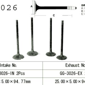 VESRAH ZAWÓR WYDECHOWY SUZUKI DR 250 S/SE '90-95' (OEM: 12912-15D01) (1SZT.) (MADE IN JAPAN)