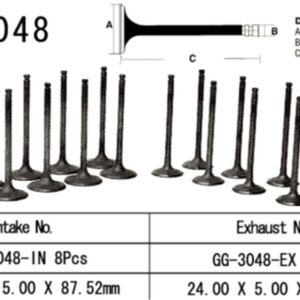 VESRAH ZAWÓR WYDECHOWY SUZUKI GSX 750F '98-06' (OEM: 12911-03F00) (1SZT.) (MADE IN JAPAN)