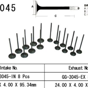 VESRAH ZAWÓR WYDECHOWY SUZUKI GSXR 750 '00-03, GSXR 1000 '01-04' (OEM: 12912-35F00) (1SZT.) (MADE IN JAPAN)