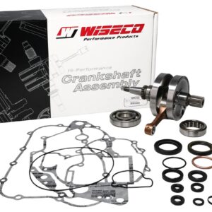 WISECO WAŁ KORBOWY KTM SX 85 `03-'12 (Z ŁOŻYSKAMI I USZCZELNIACZAMI NA WAŁ ORAZ KOMPLETEM USZCZELEK NA DÓŁ SILNIKA)