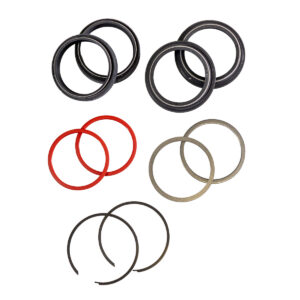 WP SUSPENSION KOMPLETNY ZESTAW SERWISOWY ZAWIESZENIA WP 48MM (USZCZELNIACZE OLEJOWE , PYŁOWE , ZABEZPIECZENIA , PODKŁADKI ) SKF BLACK