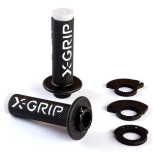 X-GRIP MANETKI (GRIPY) BRAAAAP GRIPS LOCK-ON-GRIP (Z ADAPTERAMI ROLGAZU) WHITE KOLOR BIAŁY