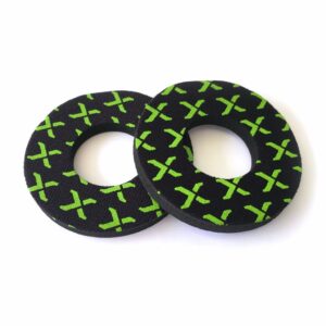 X-GRIP NAKŁADKI (PIANKI ANDTYODCISKOWE - DONUTS) NA MANETKI KOLOR ZIELONY