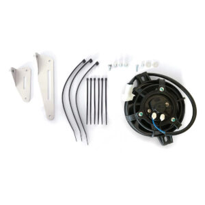 X-GRIP ZESTAW WENTYLATORA CHŁODNICY KOMPLETNY PASUJE DO KTM TBI 150/300 '24-, EXCF '24-, HUSQVARNA TEI 150/300 '24- , FE '24- , GASGAS EC 250/300 '24-, ECF 250/300 '24-