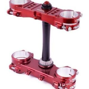 XTRIG PÓŁKI ZAWIESZENIA PRZEDNIEGO ROCS PRO TRIPLE CLAMPS KTM SX/SX-F 150/250/350/450 '23-'26; HUSQVARNA '23-'26; GAS GAS EC/ECF/MC/MCF '23-'26 M12 (OFFSET 20MM-22MM) KOLOR X-TRIG BROWN