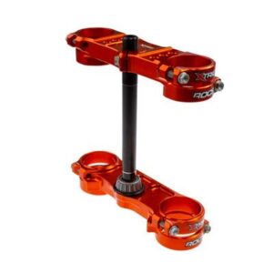 XTRIG PÓŁKI ZAWIESZENIA PRZEDNIEGO ROCS TECH TRIPLE CLAMPS KTM SX 85 '25-'26; HUSQVARNA TC 85 '25-'26; GAS GAS MC 85 '25-'26 (OFFSET 14MM) KOLOR POMARAŃCZOWY