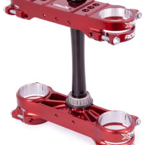 XTRIG PÓŁKI ZAWIESZENIA PRZEDNIEGO ROCS PRO TRIPLE CLAMPS KTM SX/SX-F 125/250/350/450 '13-'22; EXC/EXC-F '14-'23; HUSQVARNA '14-'22; GAS GAS EC/ECF/MC/MCF '21-'23 M12 (OFFSET 20MM-22MM) KOLOR X-TRIG BROWN