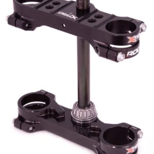 XTRIG PÓŁKI ZAWIESZENIA PRZEDNIEGO ROCS TECH TRIPLE CLAMPS KTM SX 65 '21-'23; HUSQVARNA TC 65 '21-'23; GAS-GAS MC 65 '21-'23 (OFFSET 22MM) KOLOR CZARNY