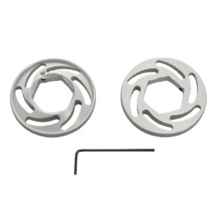 ZIPSER POKRĘTŁA REGULACJI SPRĘŻYN PRZEDNIEGO ZAWIESZENIA 22MM SREBRNA - WYPRZEDAŻ